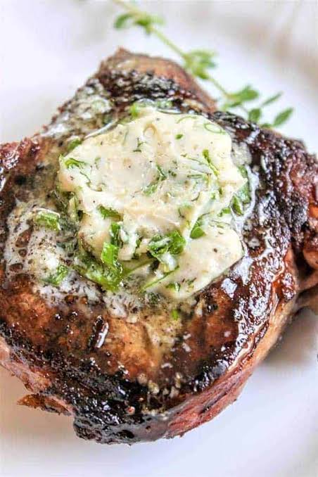 Smokey Garlic Herb Butter Steak